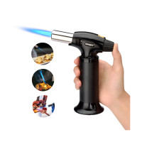 Silver Match Burning Torch