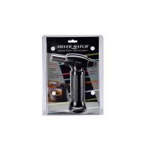 Silver Match Burning Torch