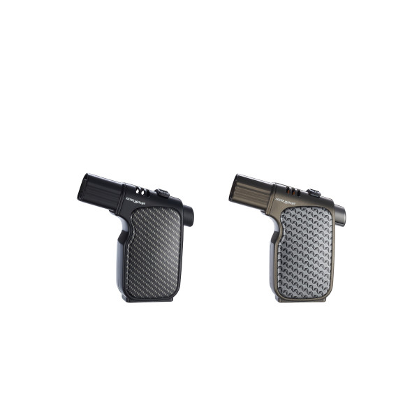 Silver Match Carbon Lighter